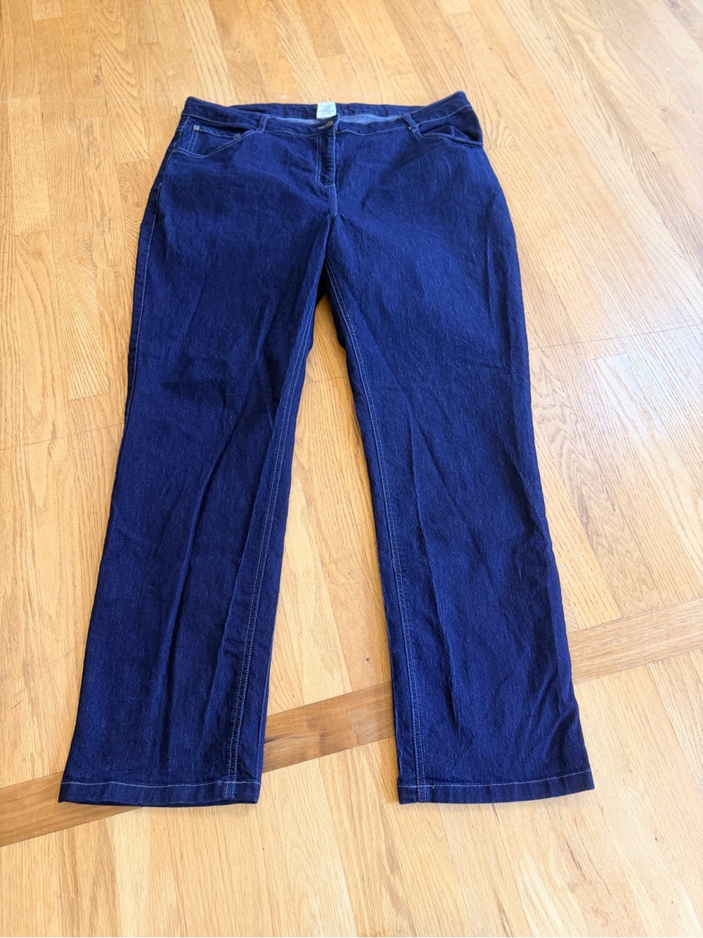 Women’s Size 20W Regular Dark Blue Stretch Jeans GUC